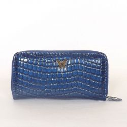 Női pénztárca kék színű